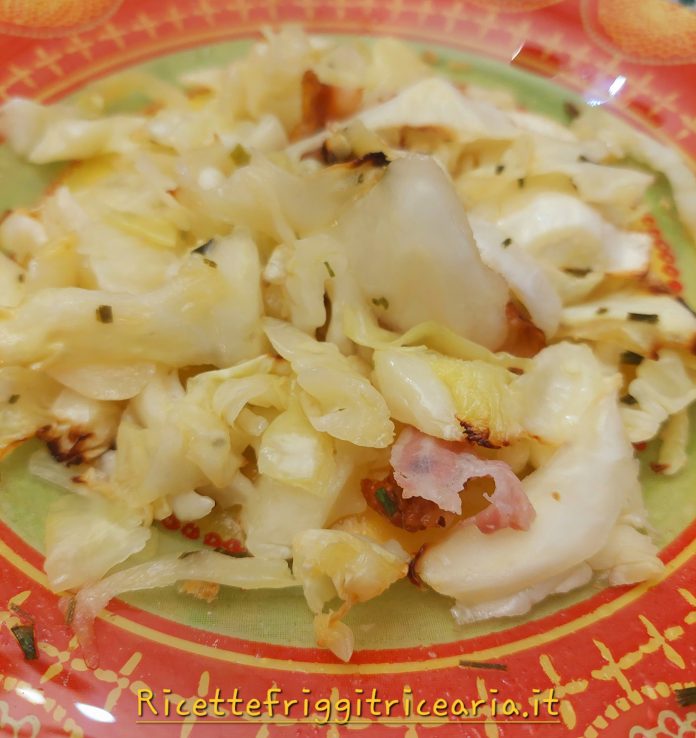 Verza e pancetta croccante in friggitrice ad aria - Ricette Friggitrice Aria