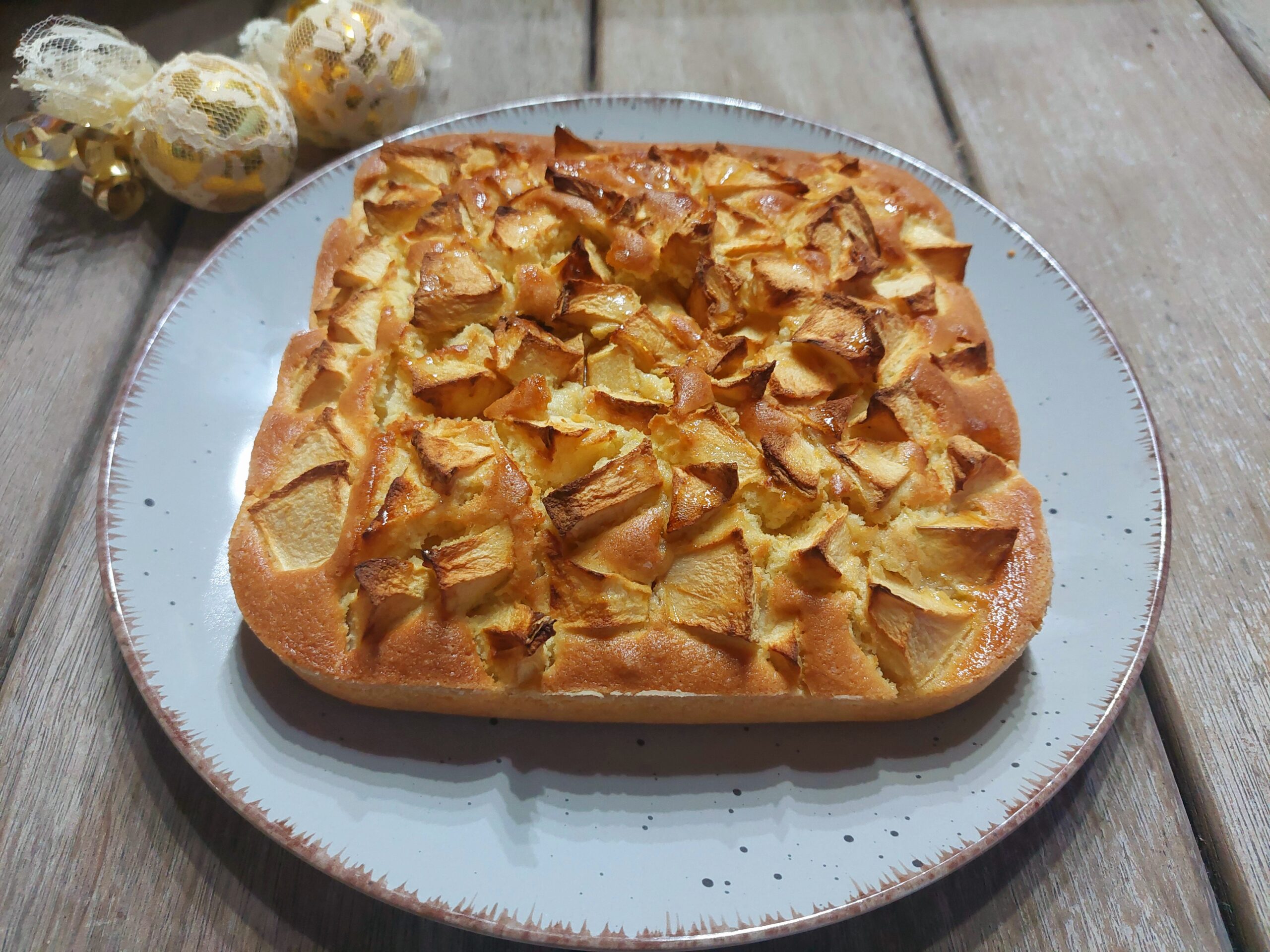 Torta di mele in friggitrice ad aria