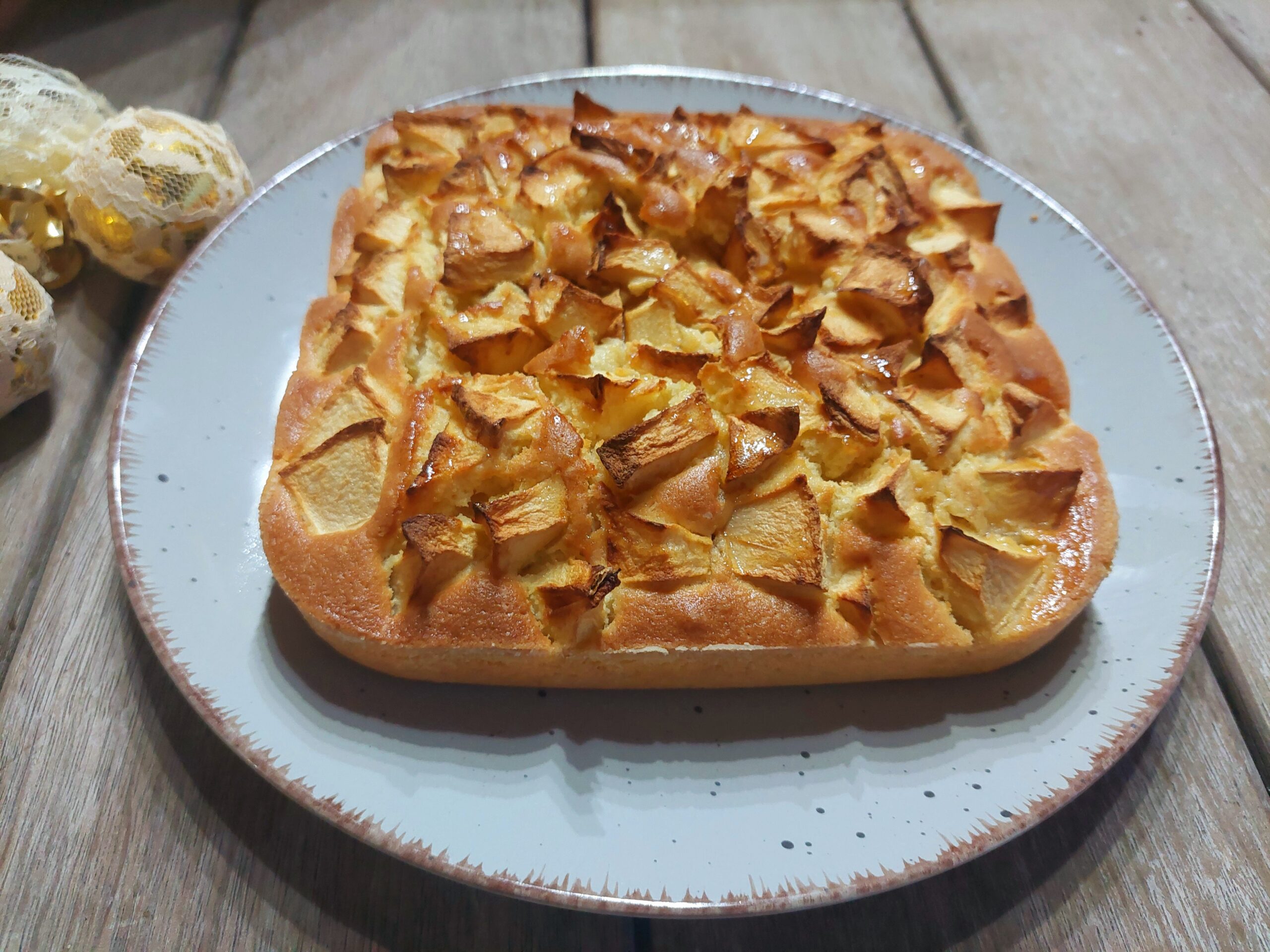 Torta di mele in friggitrice ad aria