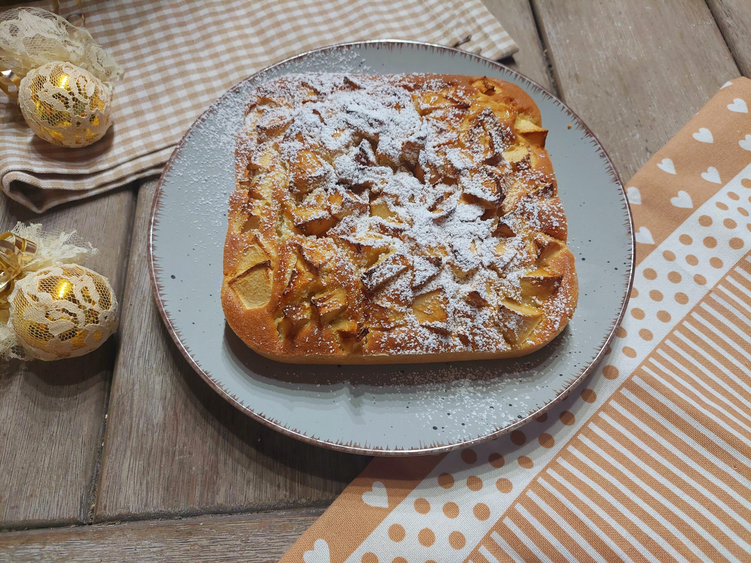 Torta di mele in friggitrice ad aria