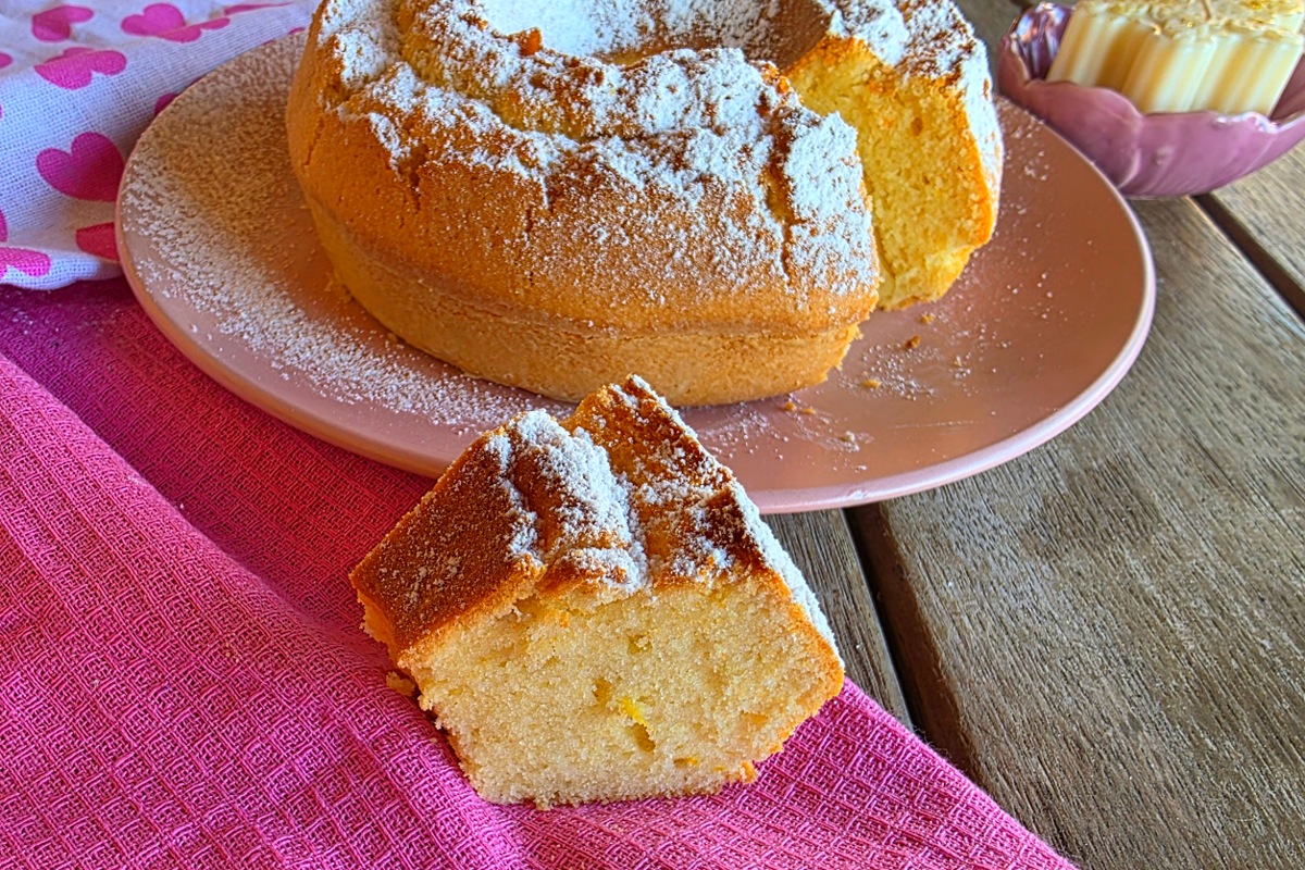 Ciambella alla panna in friggitrice ad aria